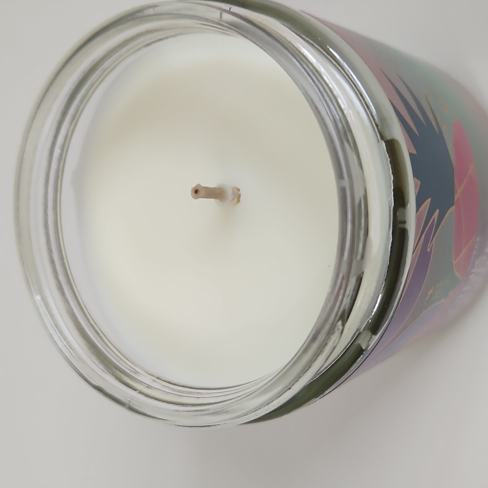 Bath & Body Works Pink Pineapple Sunrise Candle 1‎ Wick 7 oz Deco Ambience NEW - Picture 4 of 9